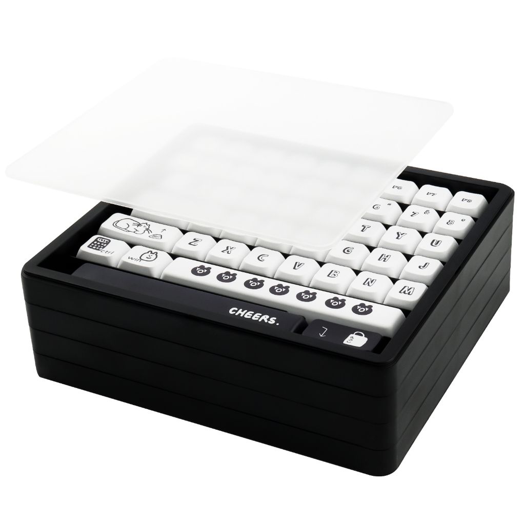 Bộ Keycaps Cherry Profile Keycaps Hộp lưu trữ Hộp lưu trữ Keycaps Khay sưu tập