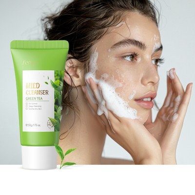 Sữa rửa mặt Fenyi thành phần trà xanh làm sạch sâu kiểm soát dầu 50g