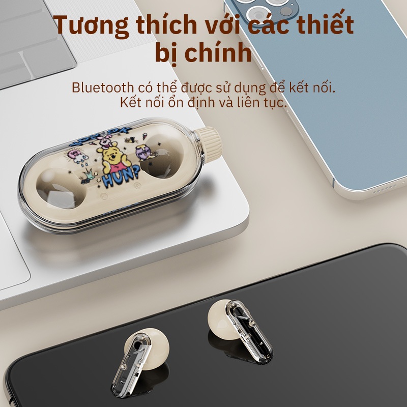 Disney DN25 Tai nghe  Bluetooth 5.4 Tai nghe không dây Tai nghe không dây HIFI Tai nghe âm thanh nổi Hỗ trợ tất cả các điện thoại thông minh cho ios Android. | BigBuy360 - bigbuy360.vn
