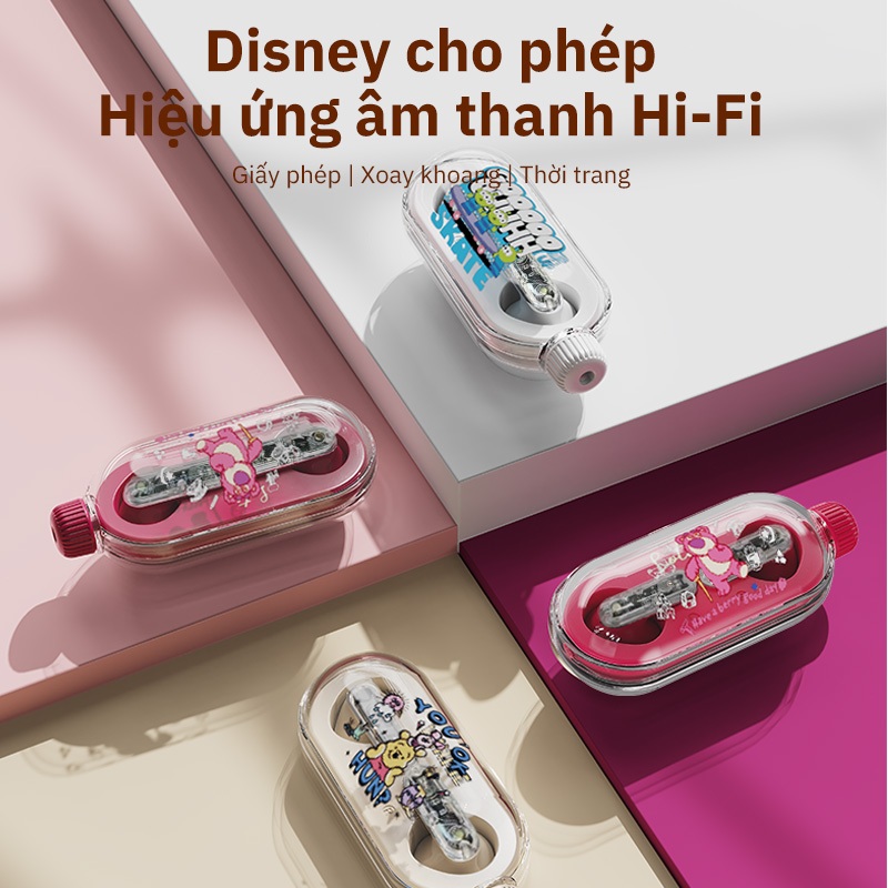 Disney DN25 Tai nghe  Bluetooth 5.4 Tai nghe không dây Tai nghe không dây HIFI Tai nghe âm thanh nổi Hỗ trợ tất cả các điện thoại thông minh cho ios Android. | BigBuy360 - bigbuy360.vn