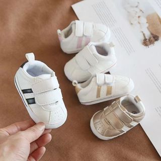  Thời Trang Sơ Sinh Cho Bé Giày Thể Thao Tập Đi Trẻ Sơ Sinh Trẻ Em Bé Gái Bé Trai Đế Mềm Giày Da PU Cũi Giày Cho Bé Giày 
