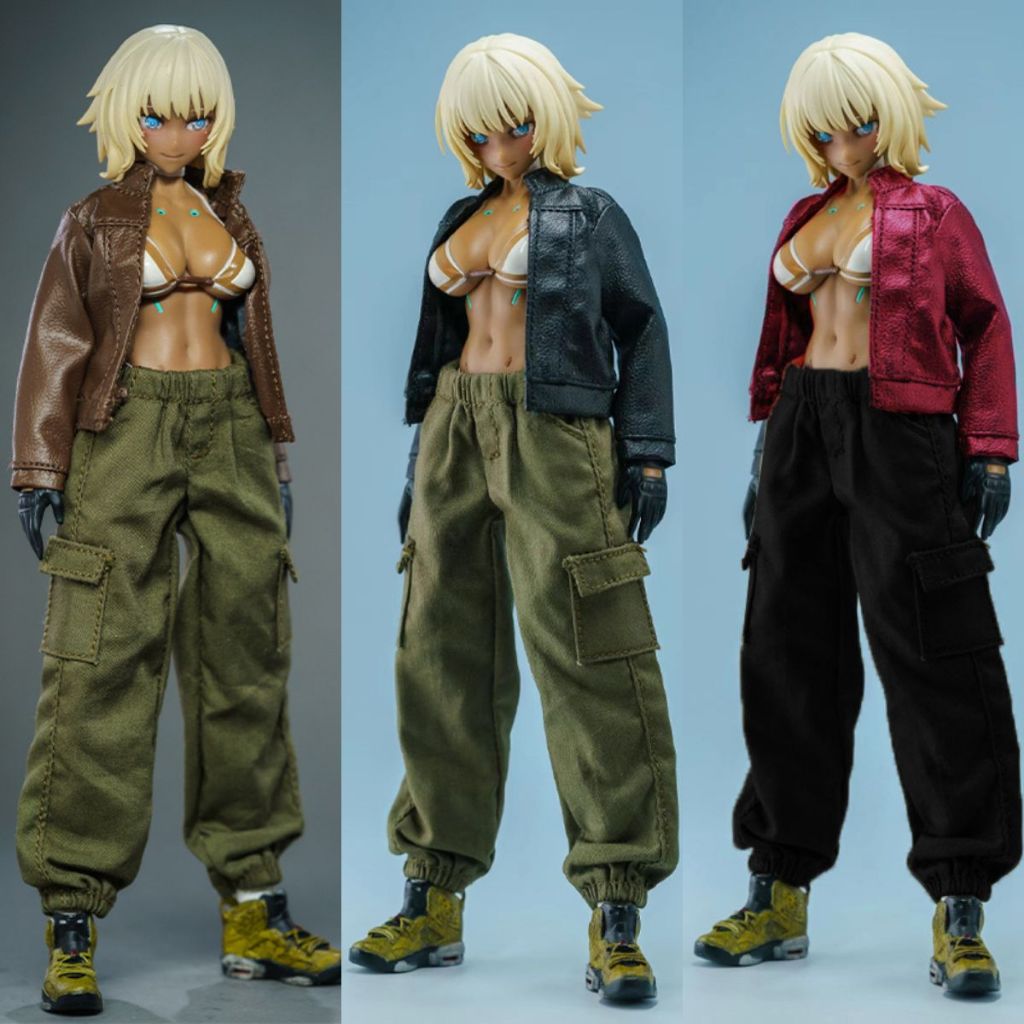 Tỉ Lệ 1 / 12 Áo Khoác Da Cho 6 Inch TBL PH Romankey Figma Nữ Hành Động Hình Búp Bê Đồ Chơi