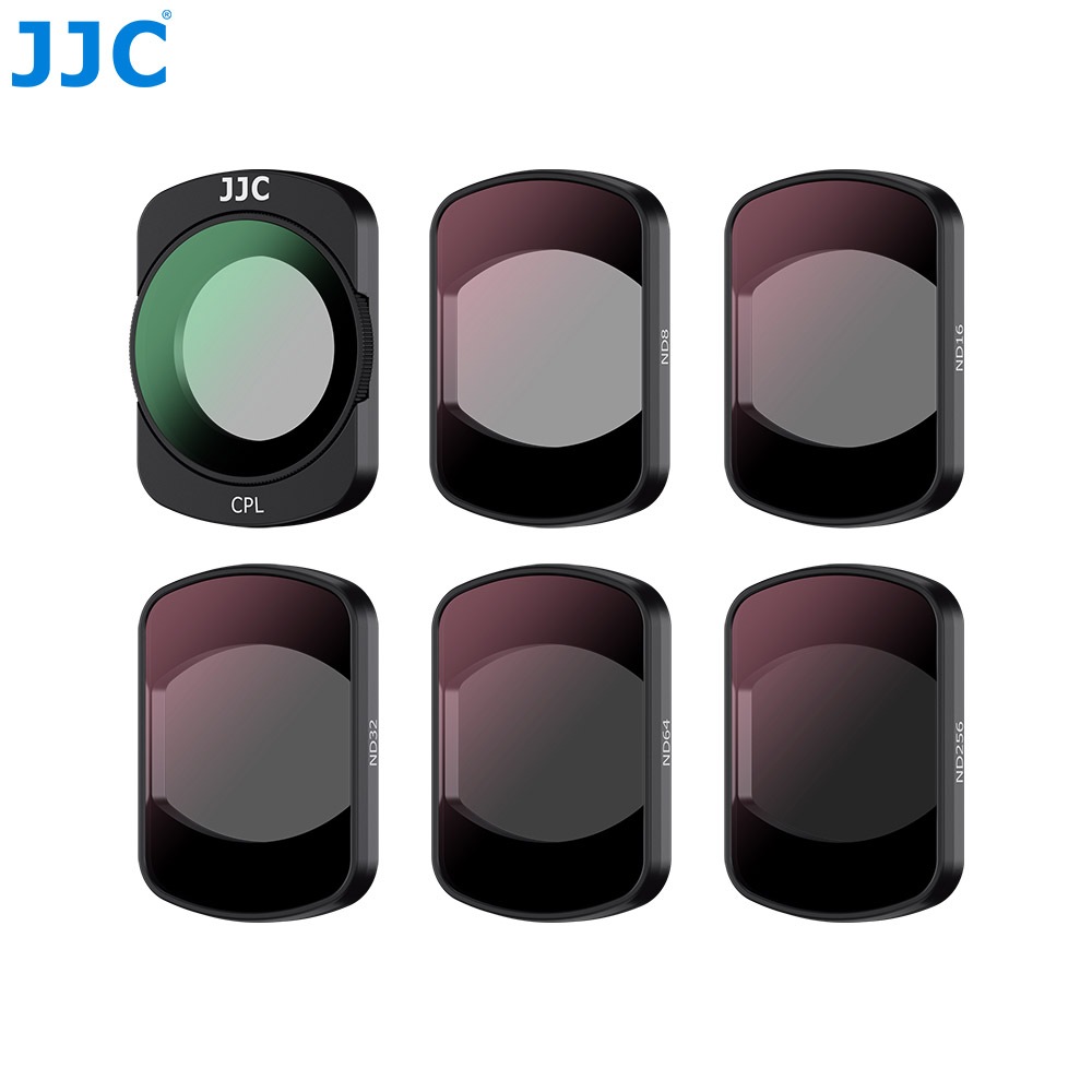 Bộ lọc từ tính JJC ND / NDV / CPL / 1 / 4 Bộ lọc sương mù đen cho máy ảnh DJI Osmo Pocket 3 Bộ lọc khuếch tán màu đen mật độ trung tính để giảm phản xạ Tăng cường độ bão hòa màu