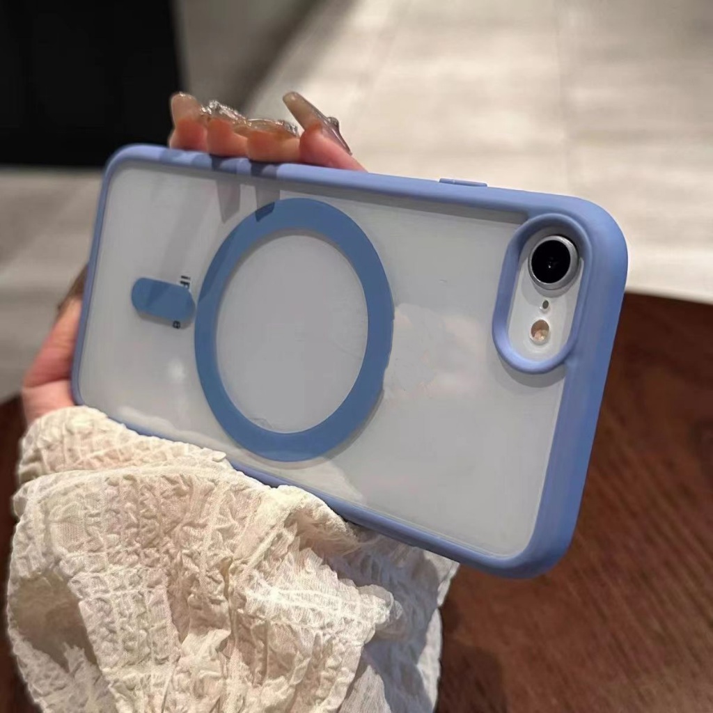 Ốp lưng iPhone 7 Plus 8 Plus i7 i8 XR XS Max x 11 Pro Max Ốp điện thoại từ tính trong suốt cứng