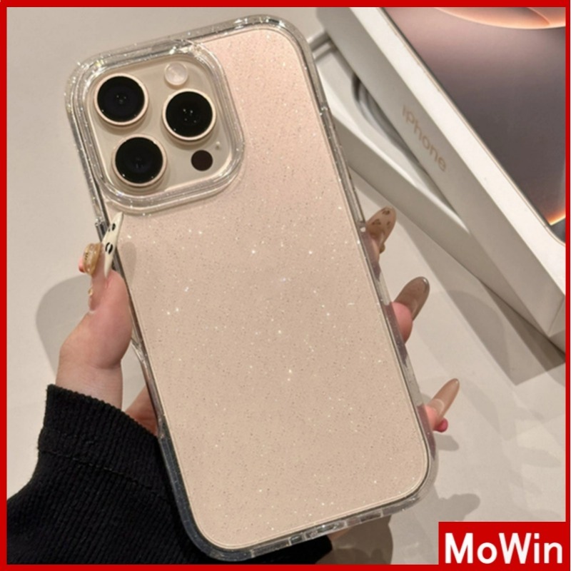 Movin - Ốp lưng iPhone 16 Pro Max iPhone 11 Ốp lưng TPU mềm trong suốt lấp lánh siêu sáng đẹp và sáng bóng màu hồng tương thích với iPhone 15 14 13 12 Pro max XS XR 7 8 Plus