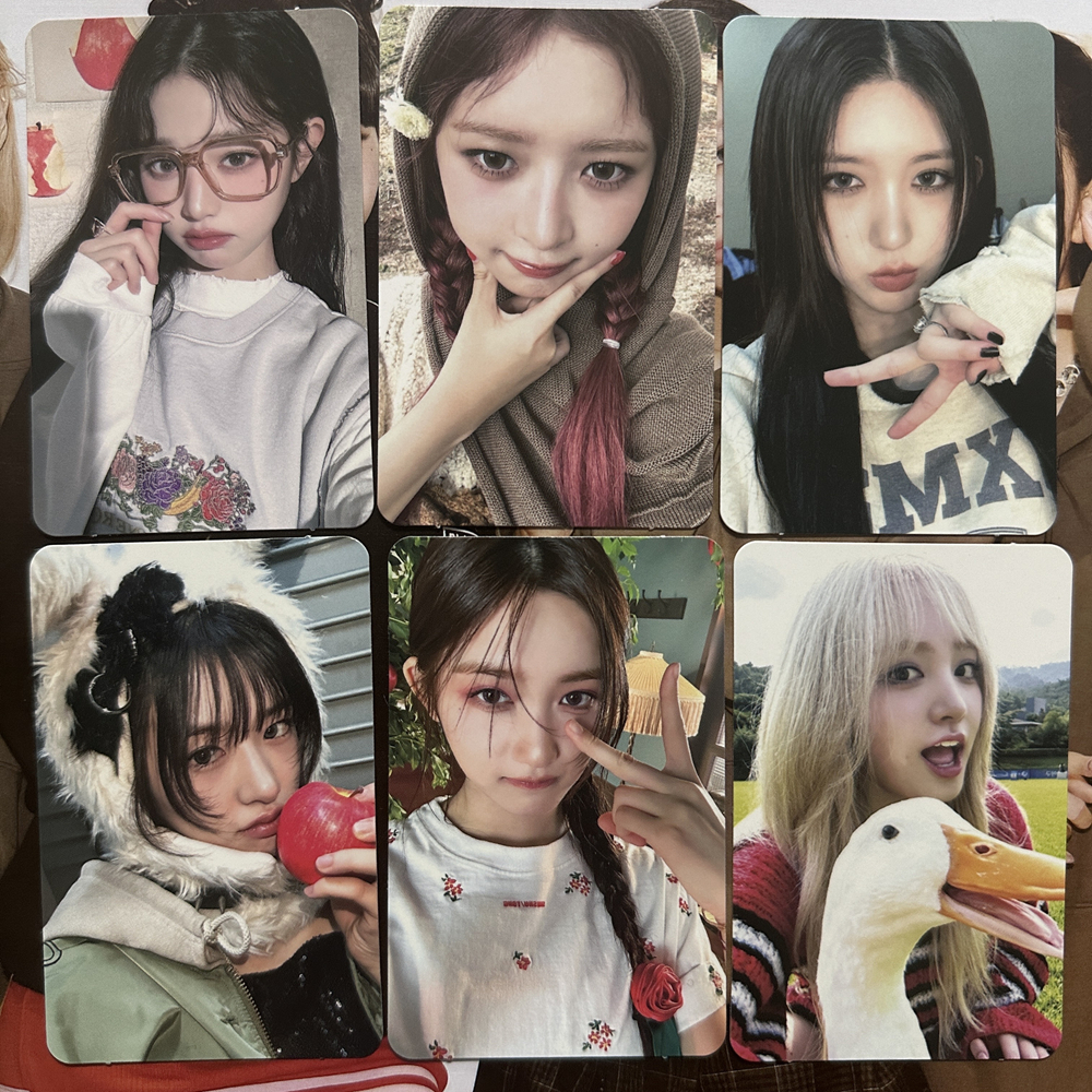 IVE photocard thẻ album chính thức Wonyoung photocard Yujin Gaeul LIZ Rei Leeseo Thẻ may mắn