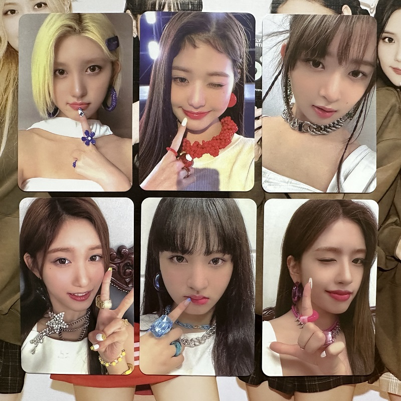 IVE photocard thẻ album chính thức Wonyoung photocard Yujin Gaeul LIZ Rei Leeseo