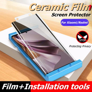 Phim Mềm Gốm Cho Xiaomi Mi 14Pro / 14ultra / 13 12 / 12S 11 Ultra / Pro Full Cover Bảo Vệ Màn Hình Cong Cho Redmi Note 13 Pro plus Phim mềm gốm