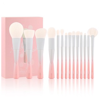 DAIKOU Bộ 14 Cọ Trang Điểm Thân Nhỏ Chất Lượng Cao