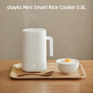  Olayks Nồi Cơm Nhỏ 0.8L Gốm men Lót Nồi Điện OLK-05-01A Nồi Nấu Điện Mini Hộ Gia Đình Ký Túc Xá Nồi hầm nấu 