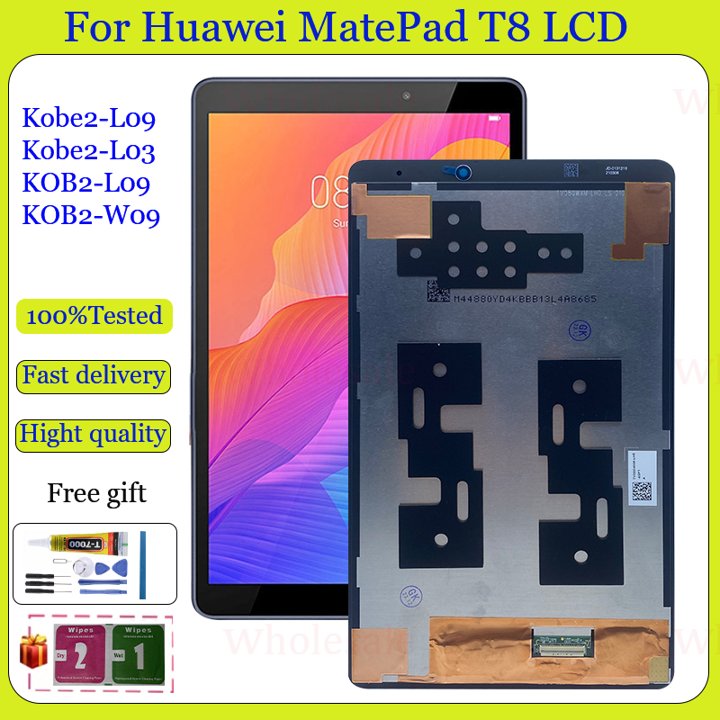Huawei MatePad T8 Kobe2-L09 Kobe2-L03 KOB2-L09 KOB2-L09 KOB2-W09 Màn hình Lcd Bộ số hóa màn hình cảm
