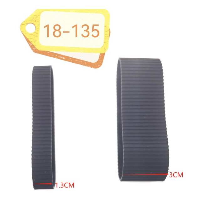 Vòng cao su cầm ống kính mới cho Canon EF-S 18-135 stm 18-135mm f / 3.5-5.6 IS STM Thay thế (3cm, 1.