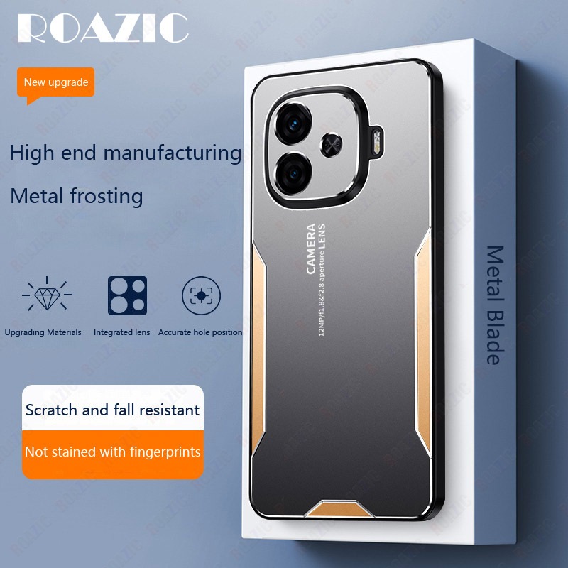 Ốp Điện Thoại Cho VIVO IQOO Z9 5G / iQOO Z9 Turbo / iQOO Z9 Turbo + / iQOO Z9 Turbo Plus Nhôm Kim Lo