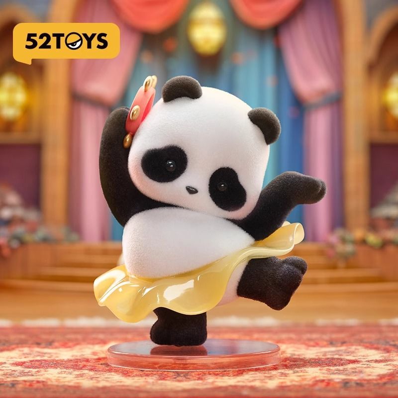 52TOYS Panda Roll Ballet Stage Series Nhân vật hành động Đồ chơi mô hình dễ thương