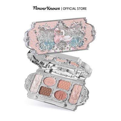 [LIVE]Bảng phấn mắt sáu màu Flower Knows Swan Ballet Series 6.5g