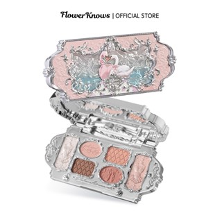 Bảng phấn mắt sáu màu Flower Knows Swan Ballet Series 6.5g