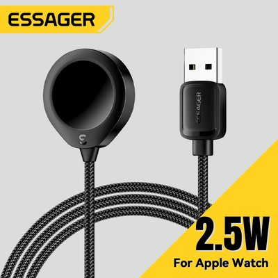 Essager Watch 2.5W MAX Sạc không dây USB-A Ap Watch Sạc không dây cho dòng SE Ultra thế hệ 2-9