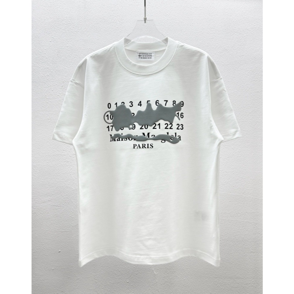 Áo thun cotton in bọt mm6 số