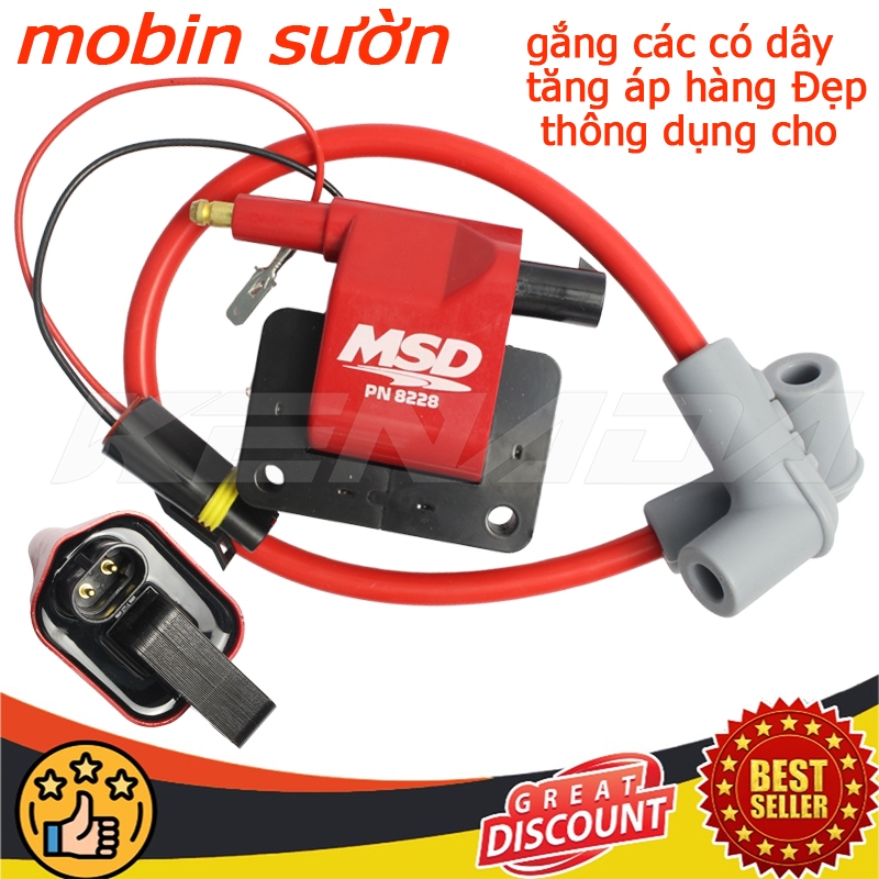 Mobin Sườn MSD 8228 gắng các có dây tăng áp hàng Đẹp thông dụng cho các dòng xe Xăng cơ và Fi hàng n