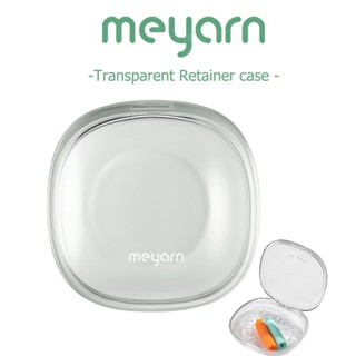  MEYARN niềng răng Hộp đựng trong suốt cầm tay thoáng khí - kích thước nhỏ nhưng dung lượng lớn 