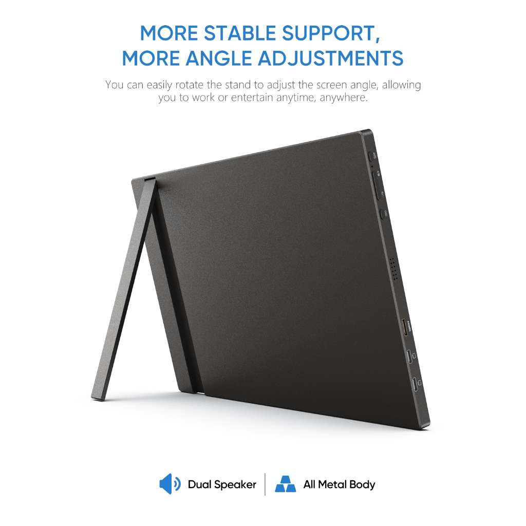 Màn hình chơi game di động ARZOPA-Z1FC, 16,1 '144Hz, 100% sRGB, 1080P HDR với màn hình máy tính xách tay HDMI USB 3.1 cho Switch, PlayStation, Xbox, PS5, Mac | BigBuy360 - bigbuy360.vn