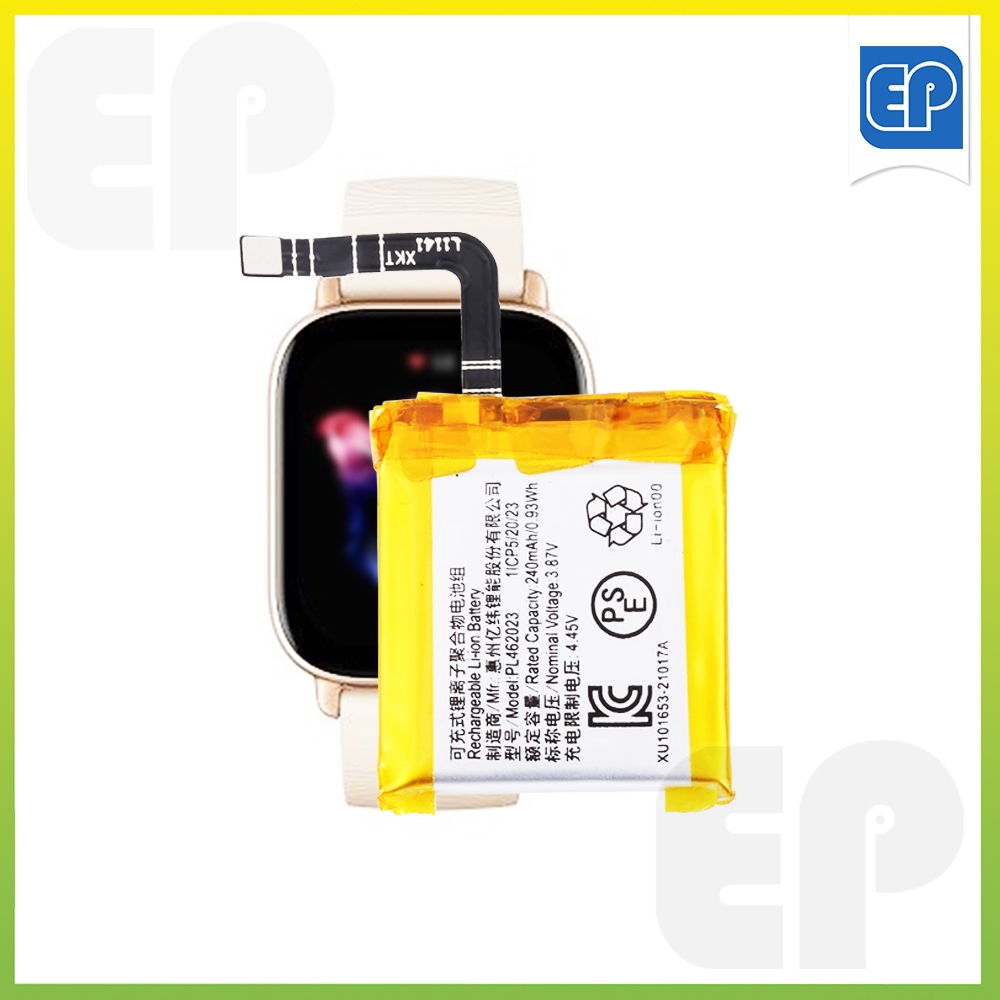 Pin thay thế mới PL462023 Dành cho Đồng hồ thông minh thể thao Huami Amazfit A2035 GTS 3 GTS3 240mAh