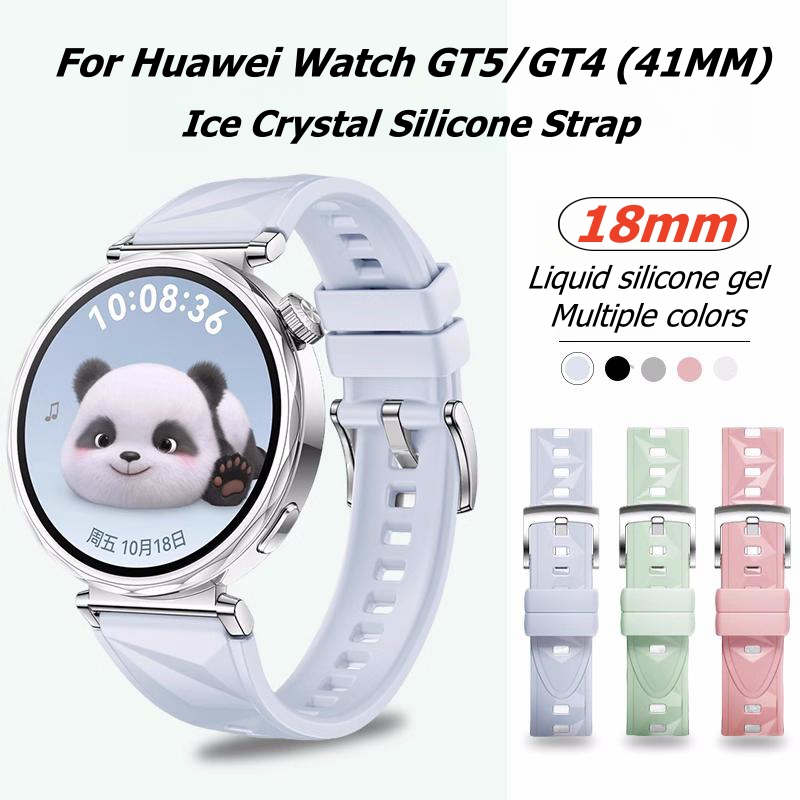 Dây đeo silicon lỏng cho Huawei Watch GT4 / GT5 41mm Vòng đeo tay thay thế cho Huawei Watch GT 5 / 4