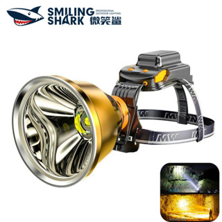 Smile Shar K199 Đèn Pha Led P90 8000LM Mạnh Mẽ Sáng Mạnh Mẽ Cảm Biến Đèn Pha Cảm Ứng Trắng Vàng Ánh Sáng Bắn Dài 1000M Đèn Điểm USB Sạc Ngoài Trời