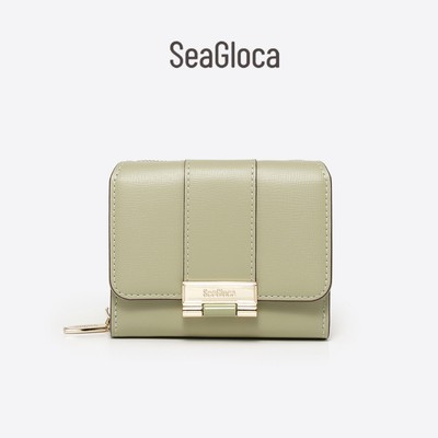Seagloca Ví nữ gấp ba lần đựng tiền xu thời trang xu hướng mới  1635