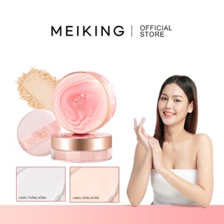 Phấn phủ hoa hồng dưỡng da MEIKING  kiềm dầu chống nước chống mồ hôi đem lại lớp nền khô ráo7g