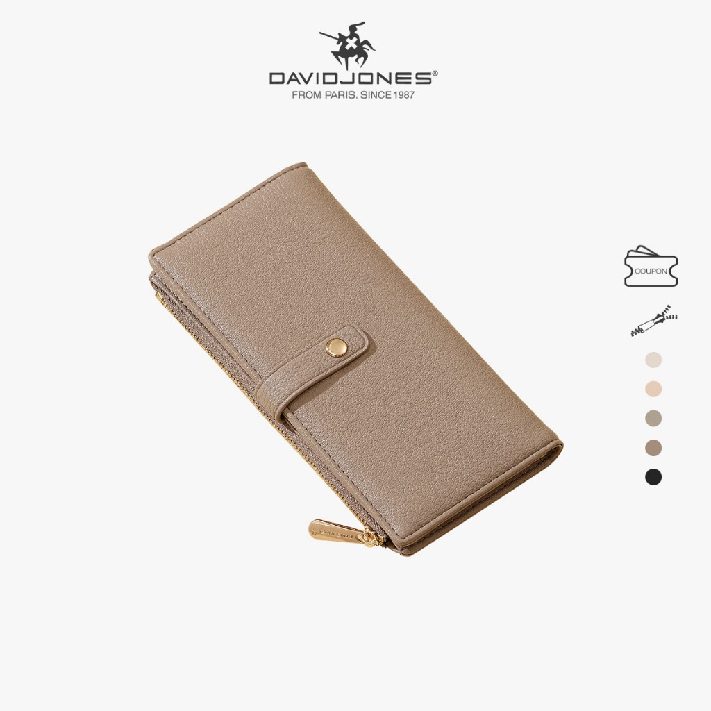 David Jones Paris Họa Tiết Cá Sấu Ví Da PU Đựng Thẻ Người Tổ Chức Cho Nữ Và Gilrs