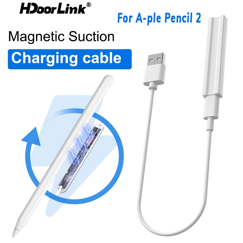 HdoorLink USB Bộ Chuyển Đổi Sạc Từ Tính Cho A-ple Pencil 2 Bút Stylus Cáp Sạc USB