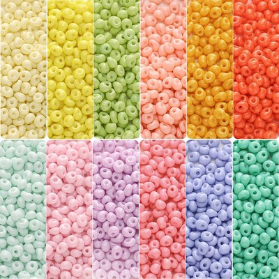 100 Miếng [5X5mm] Hạt Gạo Giọt Nước Thủy Tinh Giọt Nước Hạt DIY Vòng Tay Vòng Cổ Đính Hạt Phụ Kiện