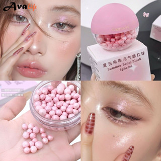  Phấn má hồng bóng bóng màu da mở rộng dạng hạt má hồng nước tươi sáng 
