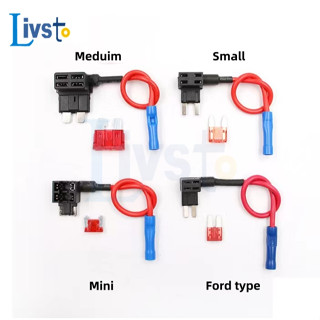 1 Chiếc M / S / Mini ATM Tự Động Cầu Chì Adapter tap Dual Circuit Adapter Giá Đỡ Cho Xe Ô Tô Xe Tải Tự Động Có Lưỡi Dao Cầu Chì Tự Động