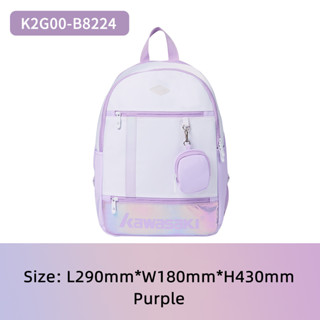 Ba lô Kawasaki Túi cầu lông nữ K2G00-B8224 Ba lô thể thao đa chức năng Ba lô thời trang