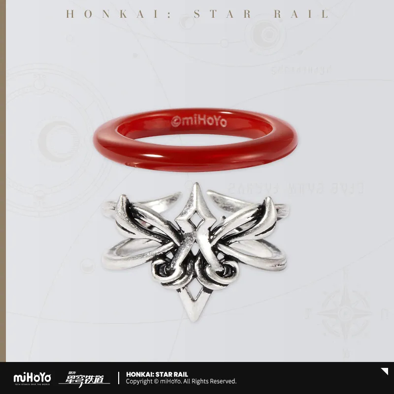 Sunsyea Honkai Star Rail Official Merch miHoYo Original Authentic Blade Chủ đề Series Ring
