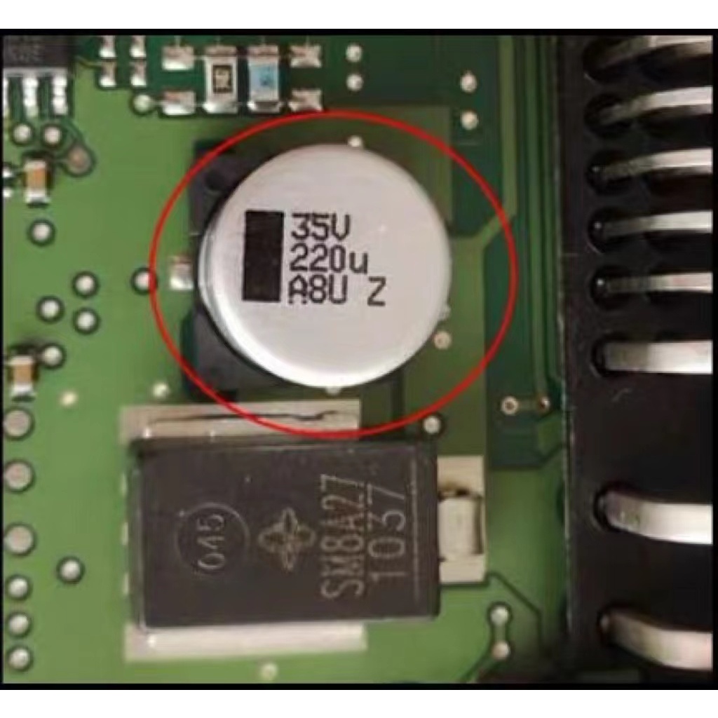 5 Chiếc 35V 220UF 35V 220U 10 * 10 Miếng Dán Volkswagen Hyundai Xe Hộp Số Bảng Máy Tính Dễ Dàng Mất 