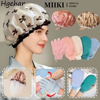 Eelhoe Mũ Tắm Hai Lớp Chống Thấm Nước Tắm Tóc Hộ Gia Đình Mũ Tắm Nhà Bếp Phim Chống Dầu Vỏ Tóc