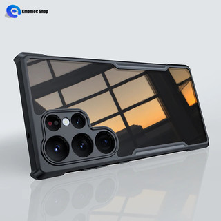 Ốp điện thoại acrylic+TPU trong suốt chống sốc cho Samsung Galaxy S26 S25 S24 S23 S22 S21 S20 Plus Ultra Fe M34 M54 M14 M33 4G 5G