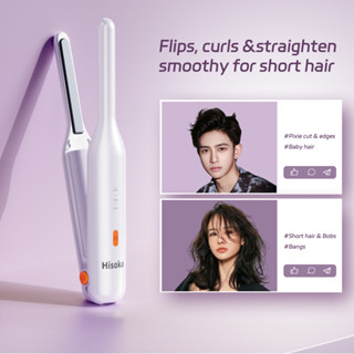  Hisoka Máy Uốn Tóc Mini Di Động Không Dây Cho Tóc Lông Tơ Kiểu Tóc Hàn Quốc Nổ 4000mAh 