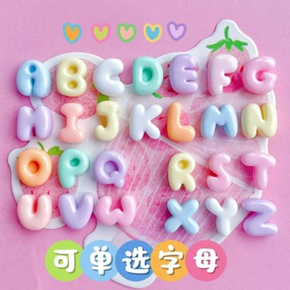 Tự Làm Nhựa 26 Chữ Cái A-Z Chất Liệu Handmade Phụ Kiện Chữ Cái Tiếng Anh Có Thể Được Lựa Chọn Riêng