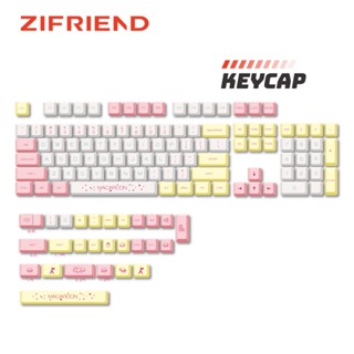 ZIFRIEND Macaron 125 Phím XDA Profile PBT Nắp Phím Cho Bàn Phím Cơ DIY Tùy Chỉnh