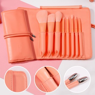 DAIKOU Bộ 8 cọ trang điểm phấn nền phấn mắt má hồng che khuyết điểm từ sợi tổng hợp cao cấp