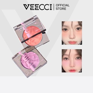  VEECCI Phấn Má Hồng Mịn Lì Màu Đơn Sắc Tông Nude Tự Nhiên Mềm Kết Cấu Mousse 3g 
