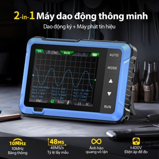 Máy hiện sóng Fnirsi Máy hiện sóng cầm tay kỹ thuật số nhỏ cầm tay DSO-510 Máy phát tín hiệu đa chức năng
