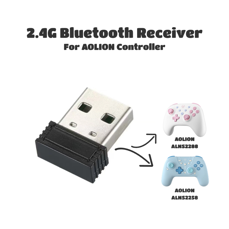 Tay cầm chơi game AOLION Dongle 2.4G Bộ chuyển đổi USB cho bộ điều khiển AOLION