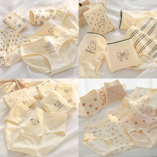 Bộ 5 Quần Lót cotton Bé Gái Nhật Bản Ngọt Ngào Nữ Dễ Thương Cho Quà Tặng Học Sinh