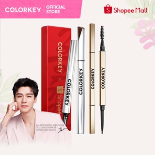 COLORKEY X Shopee Bút Kẻ Mắt Và Lông Mày Đầu Tam Giác Nhanh Khô Kháng Nước Dễ Lên Màu