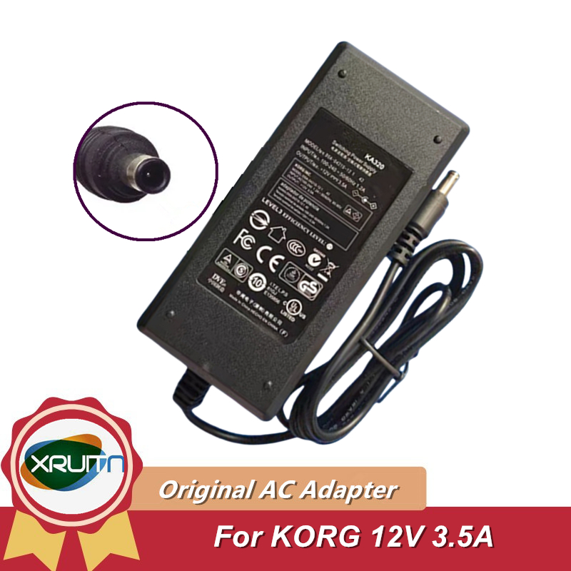 DSA-0421S-12 1 Bộ Chuyển Đổi AC 12V 3.5A Sạc Cho KORG KA320 KS-320 KS-520 PA50 SP250 LP350 12V Chuyể